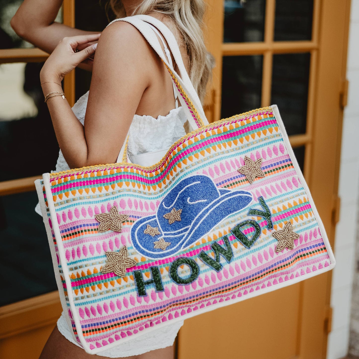 HOWDY Cowgirl Tote Bag