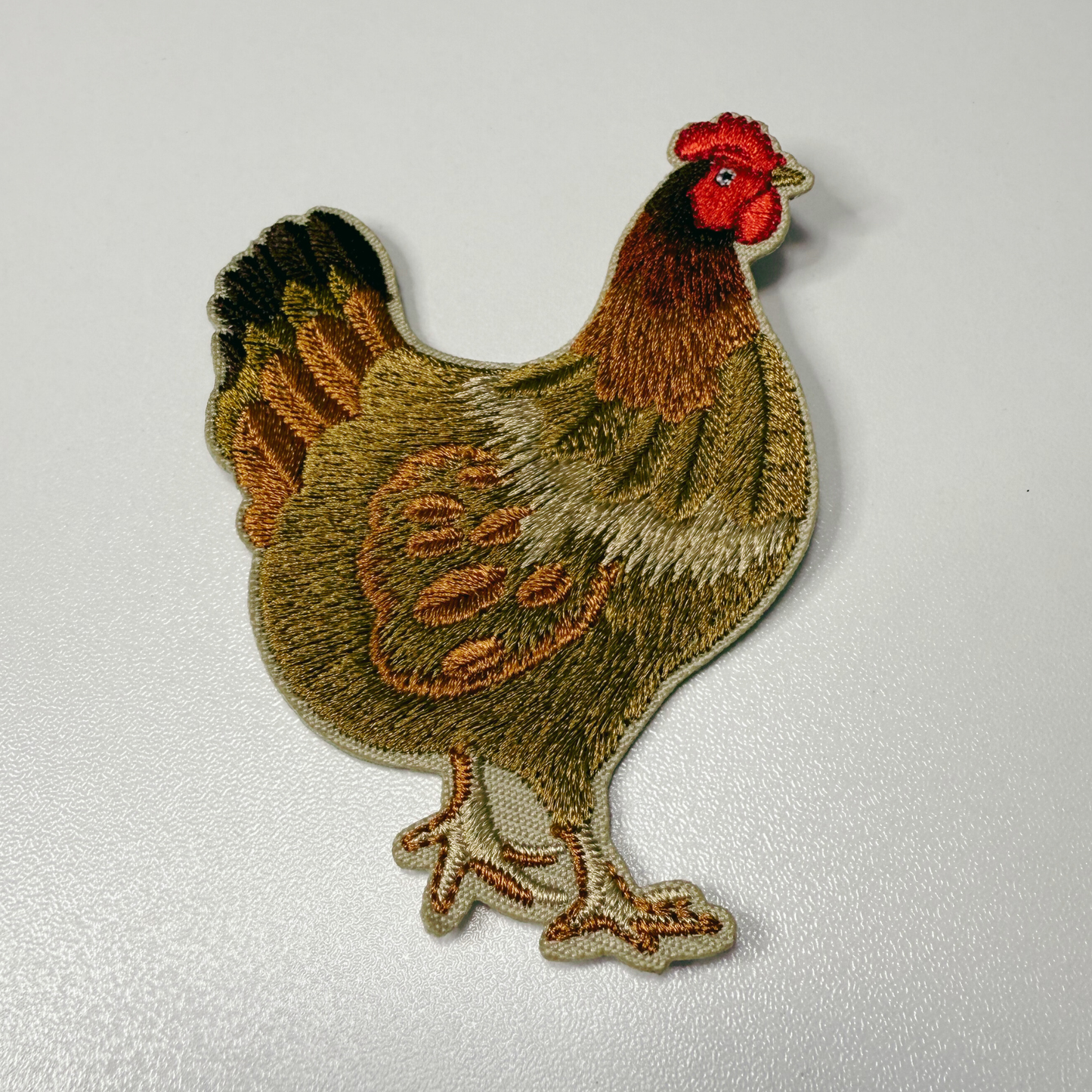 3" Chicken - Embroidered Hat Patch