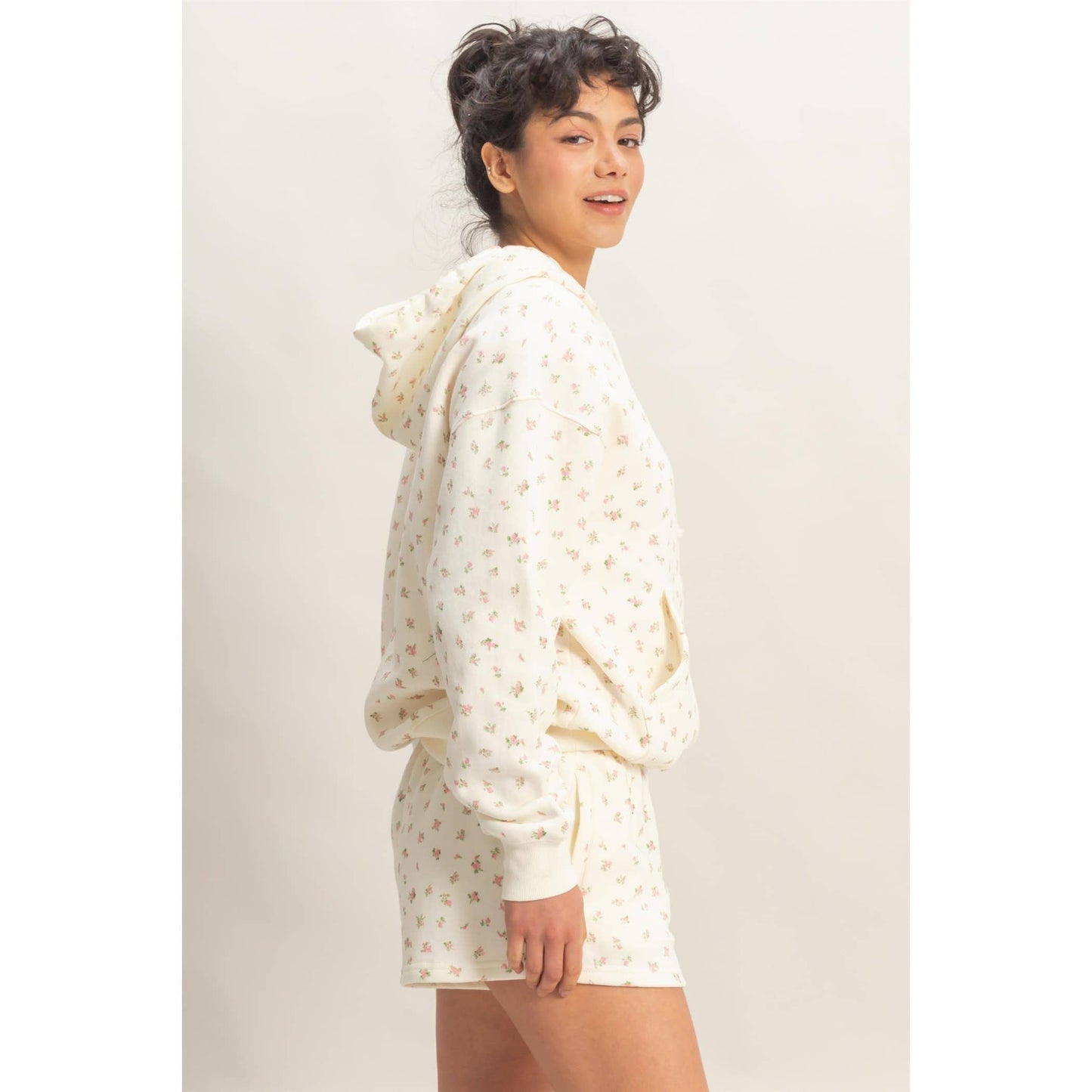 Ditsy Floral Hoodie