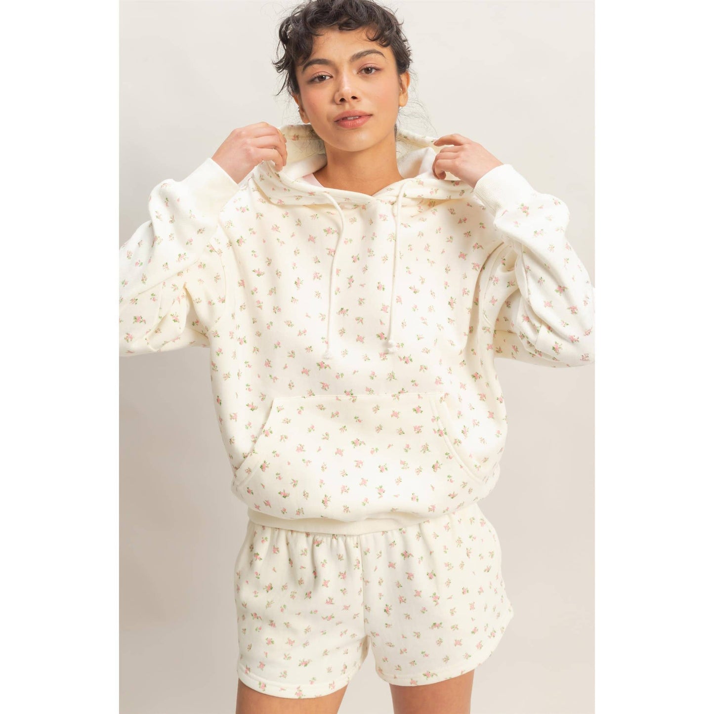 Ditsy Floral Hoodie