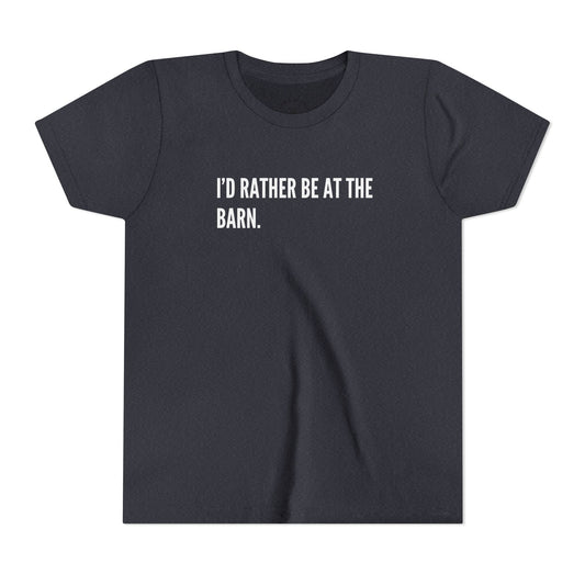 I'd Rather Be at the Barn - Kids Tee
