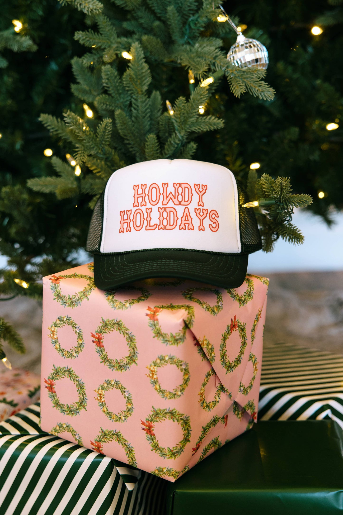 Howdy Holidays- Holiday Hat- Christmas Hat