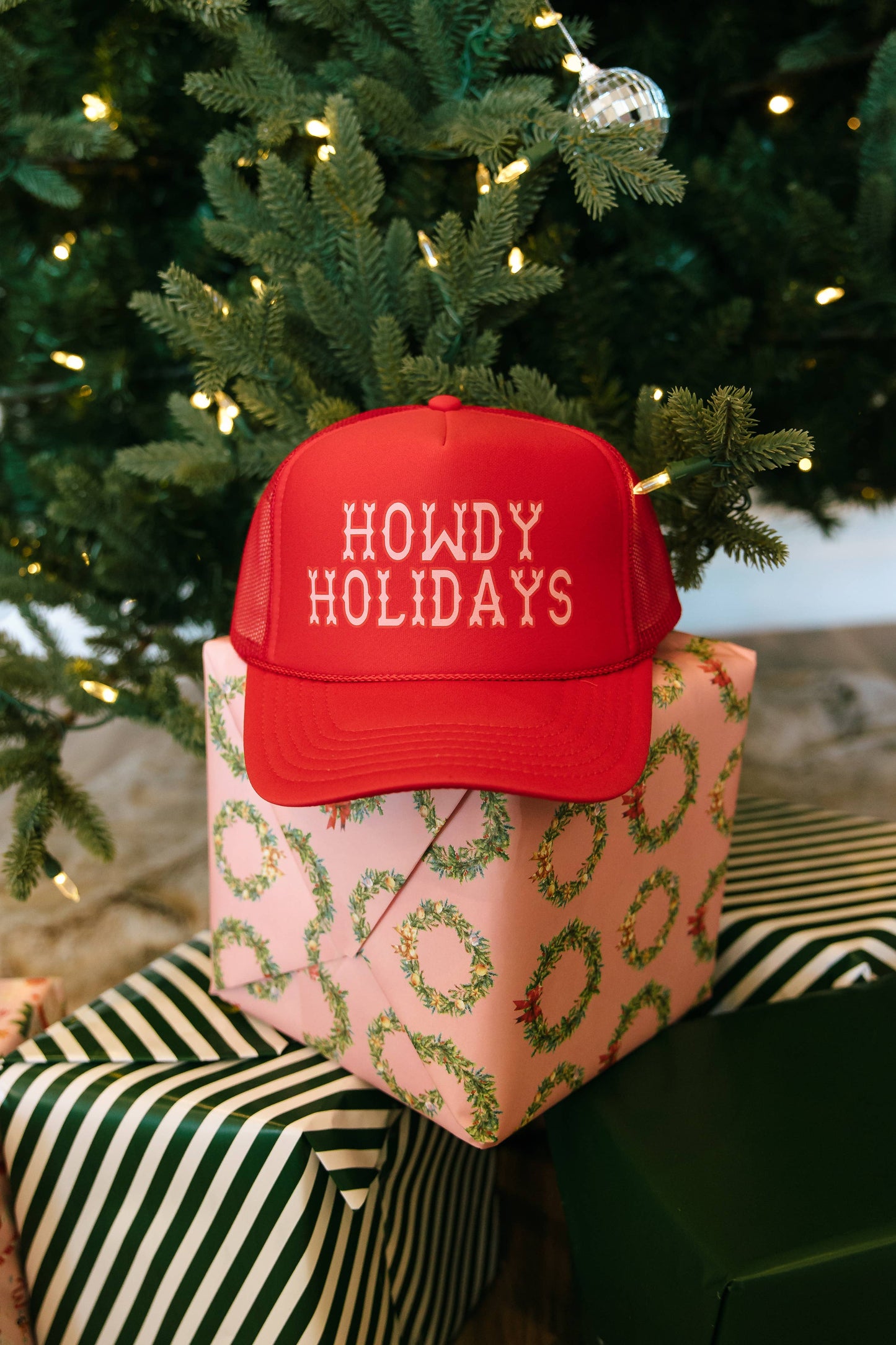 Howdy Holidays- Holiday Hat- Christmas Hat