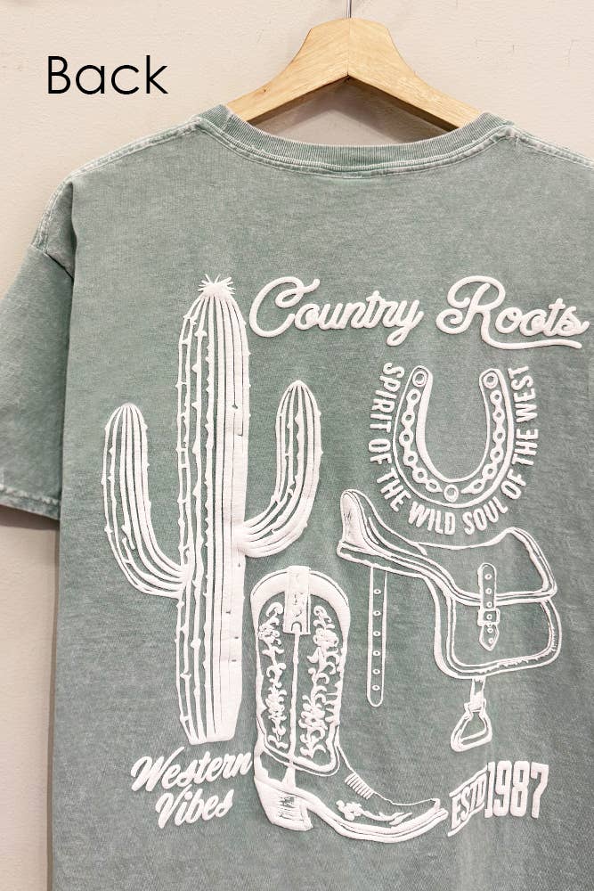 Country Roots Puff Tee