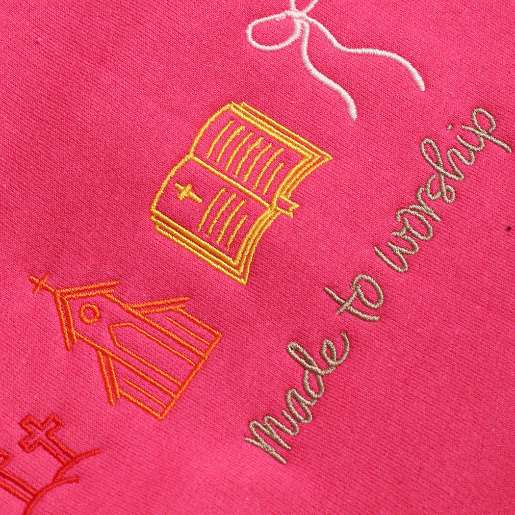 Made to Worship Embroidered Heavyweight Sweatshirt