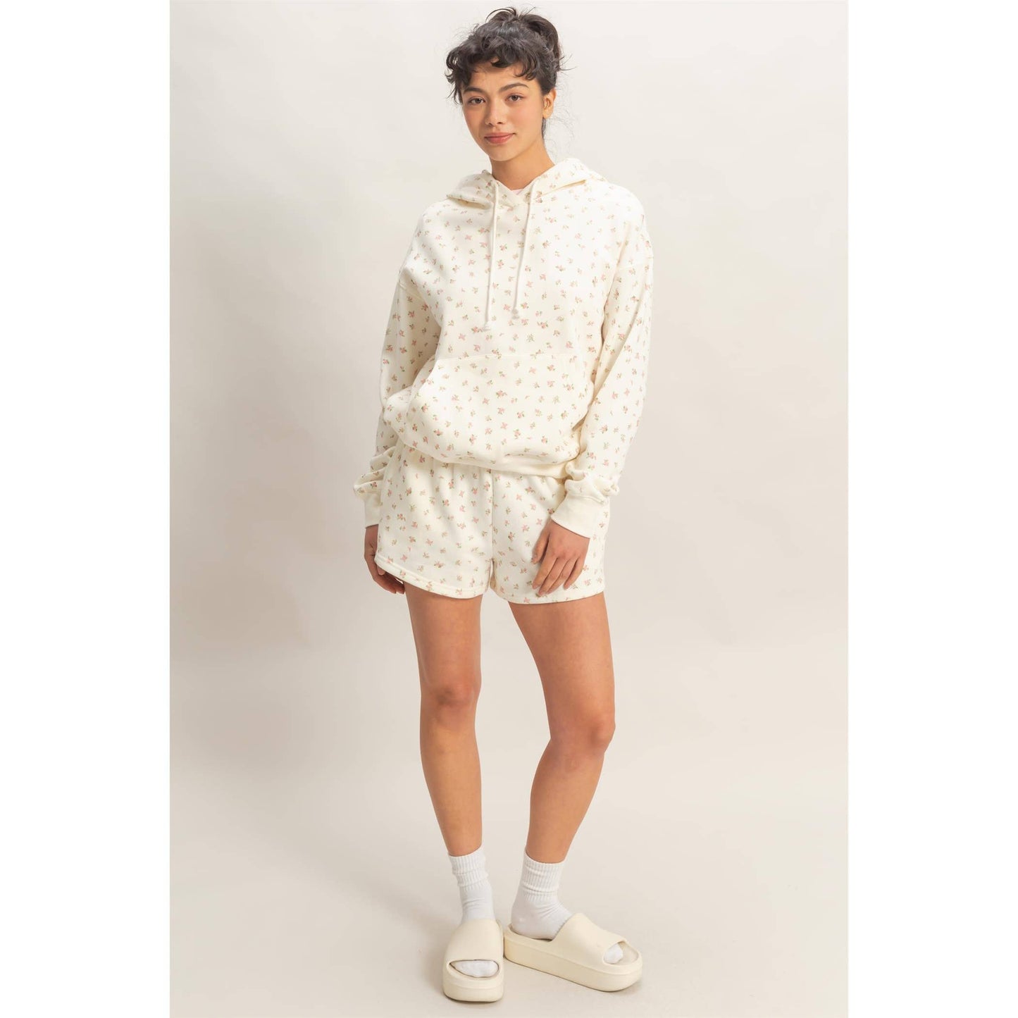 Ditsy Floral Hoodie