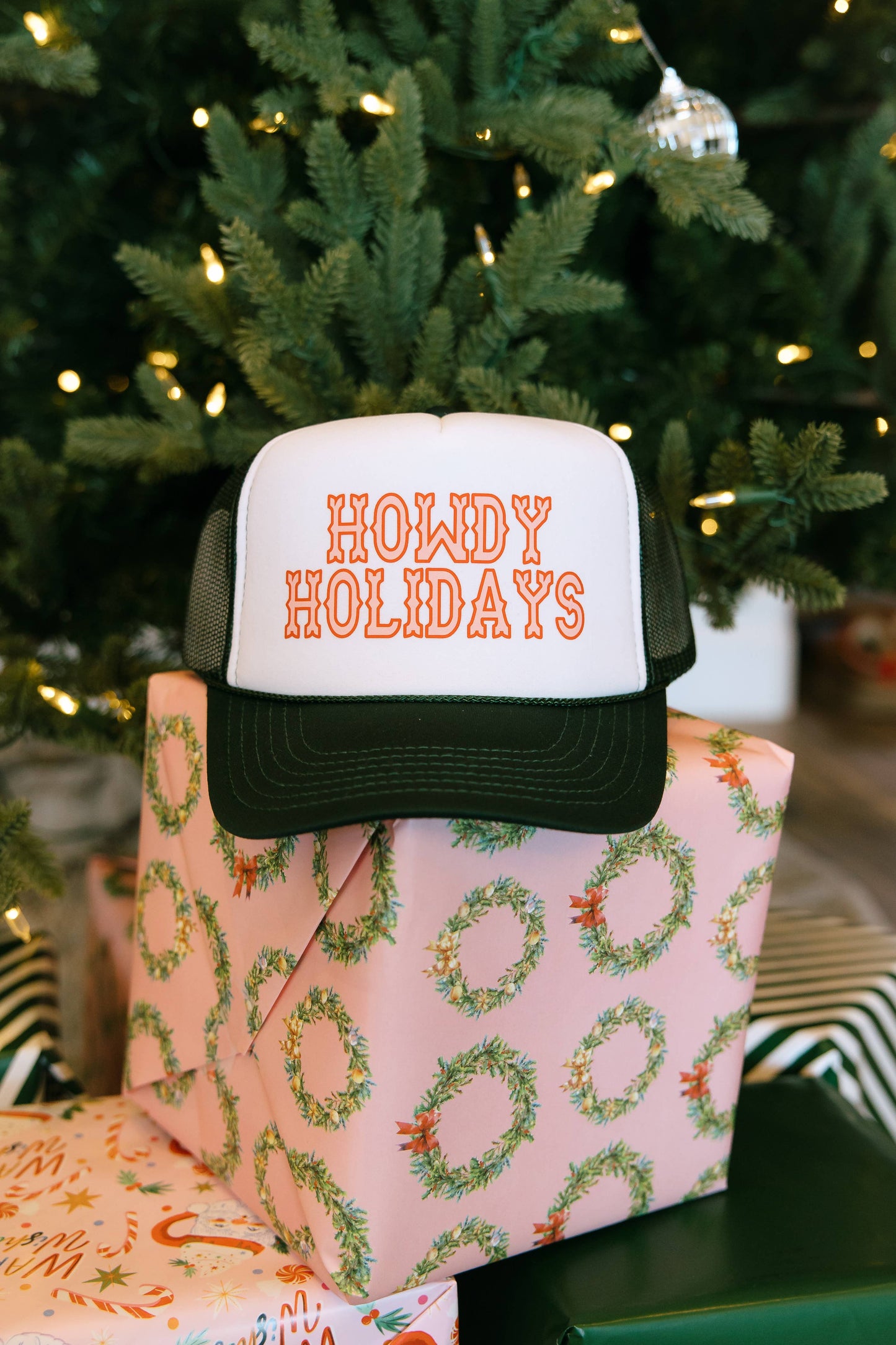 Howdy Holidays- Holiday Hat- Christmas Hat