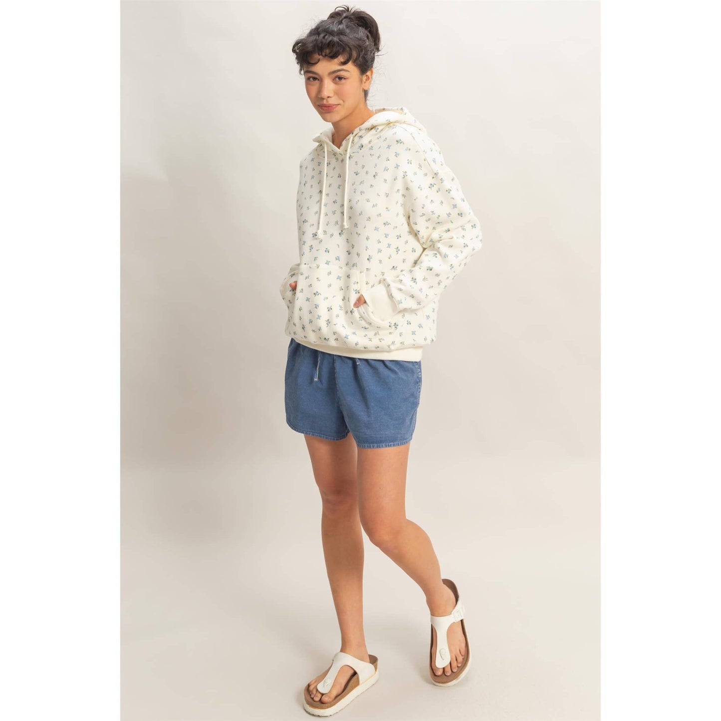 Ditsy Floral Hoodie