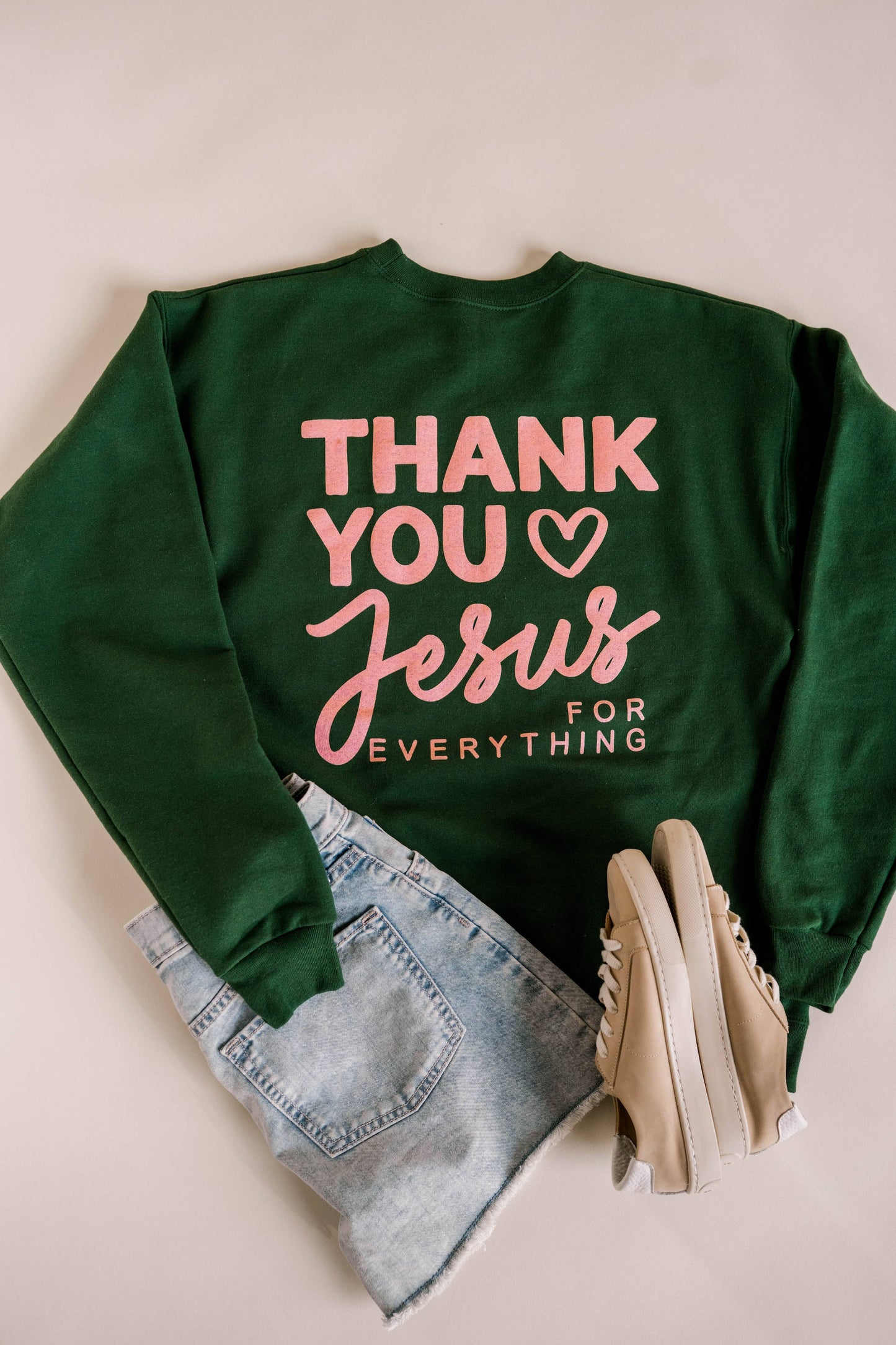 Thank You Jesus Pullover | Christian Pullover