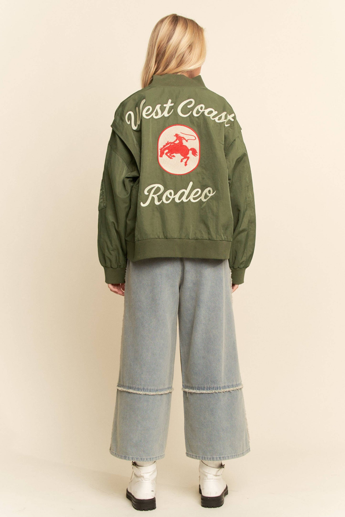 West Coast Rodeo Embroidered Bomber Jacket