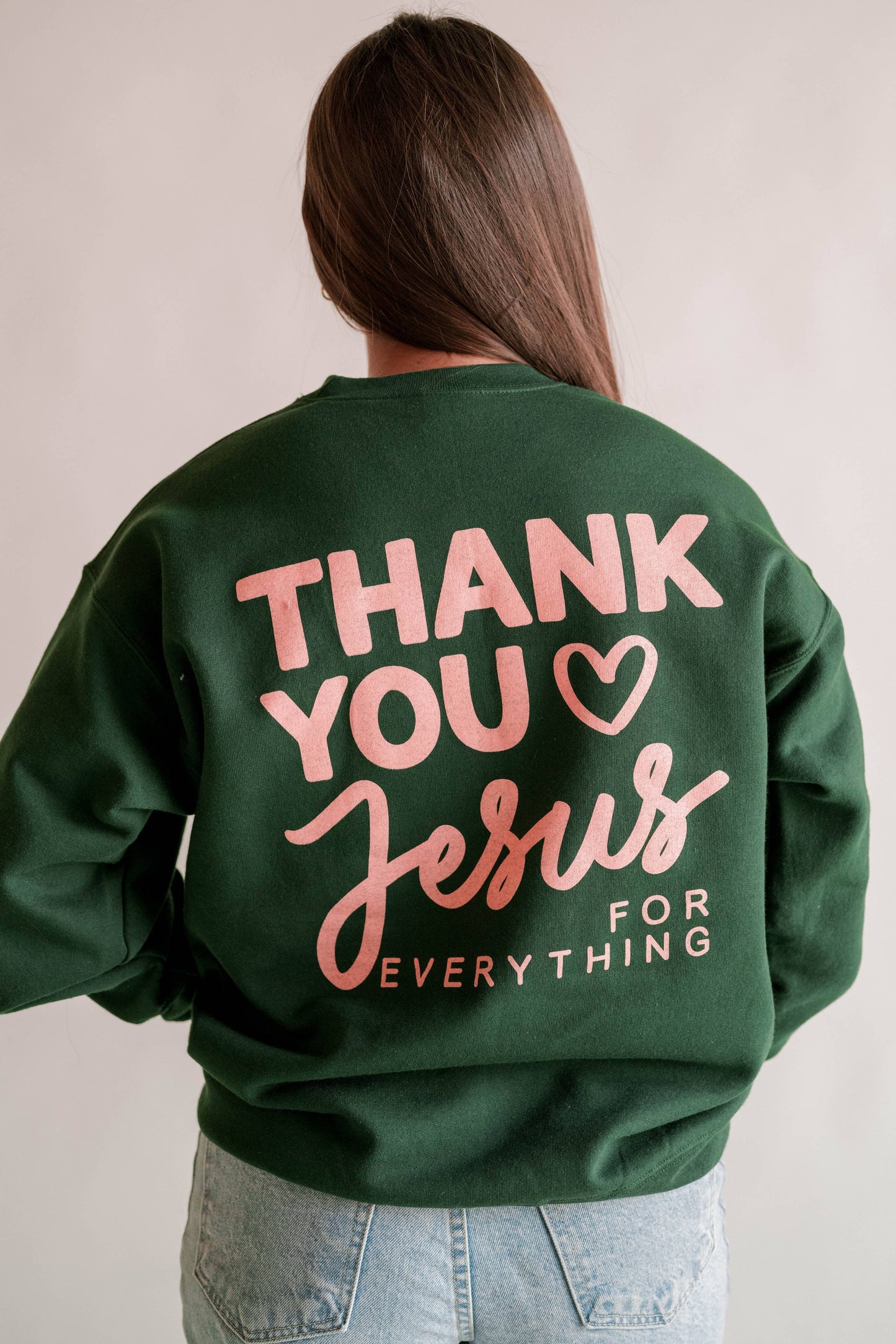 Thank You Jesus Pullover | Christian Pullover