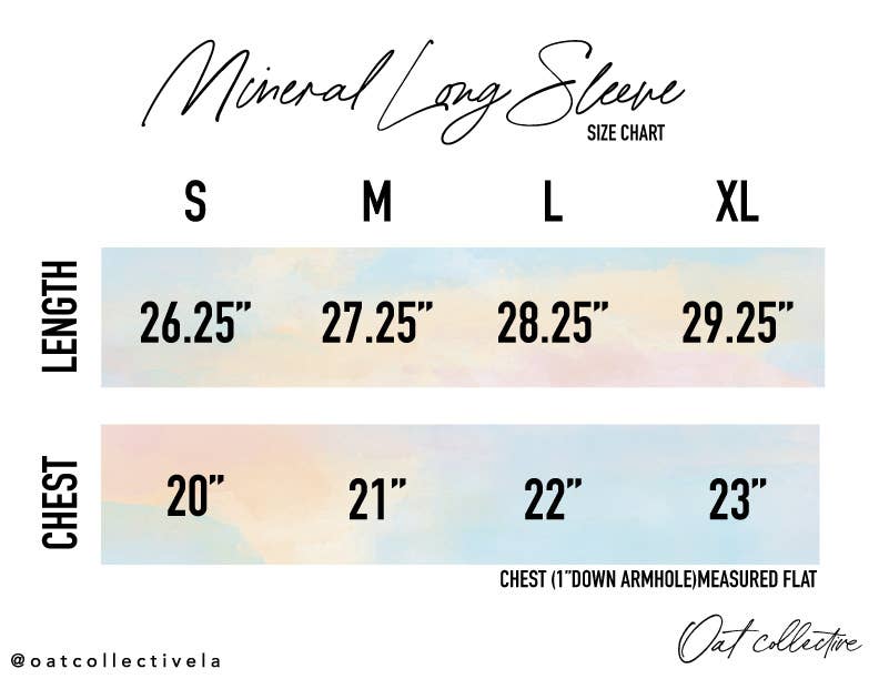 HOWDY PUFF Mineral Washed Long Sleeve Graphic