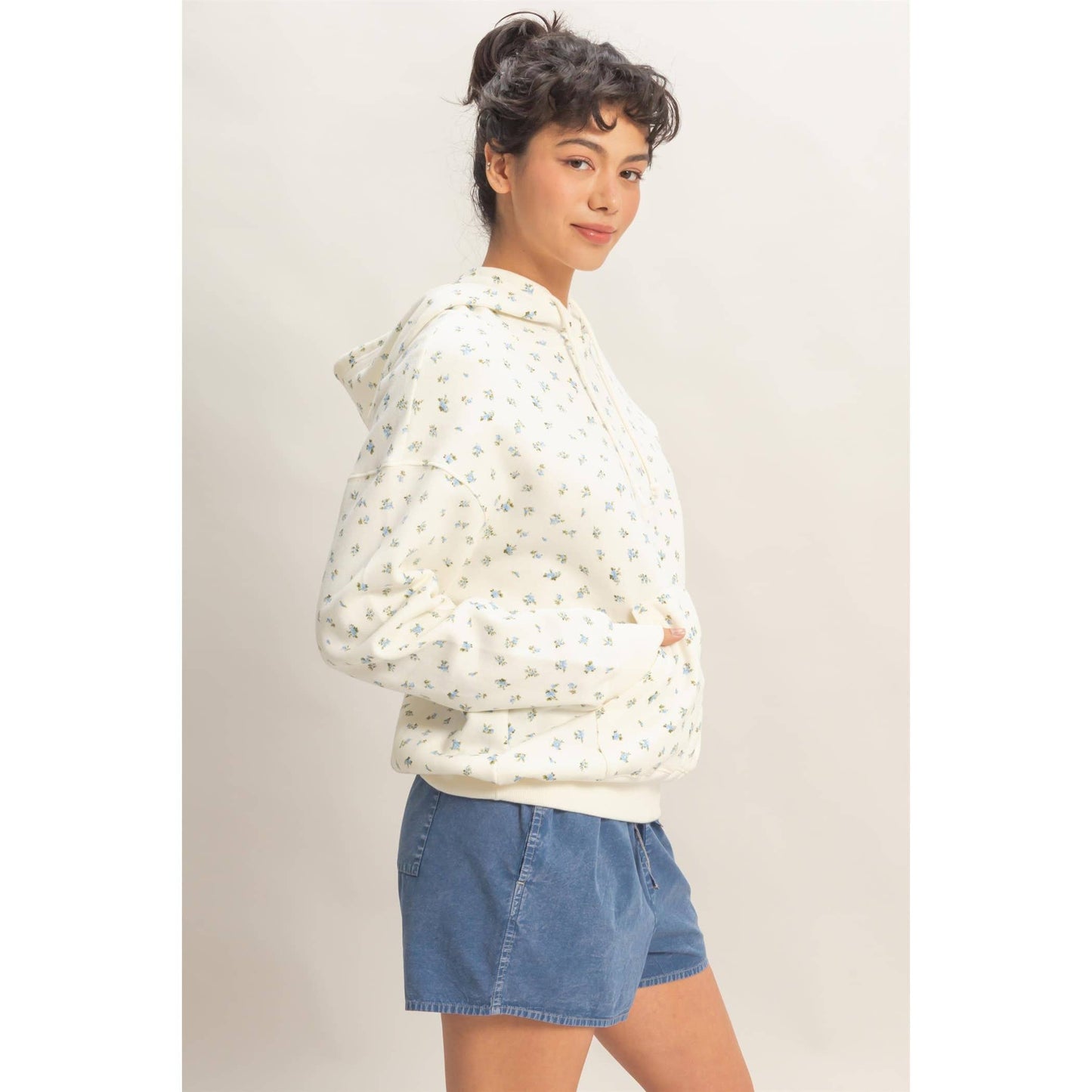 Ditsy Floral Hoodie