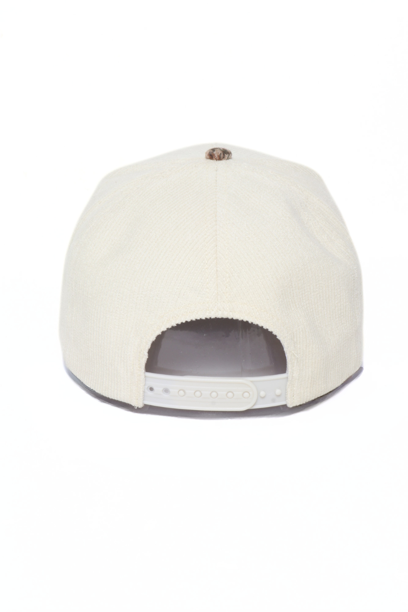 Plaid Brim 5 Panel Blank Hat